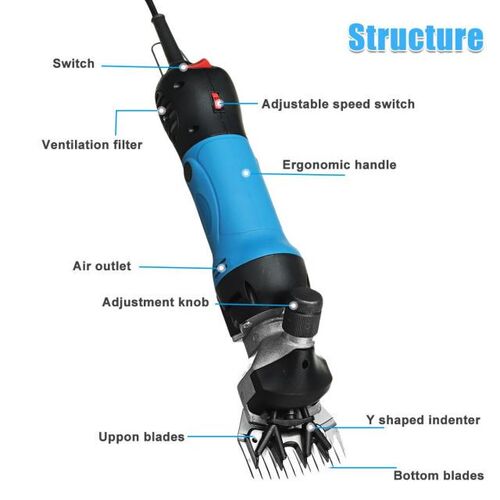1500W 6 speed Electric Sheep Pet Hair Clipper Shearing Kit S