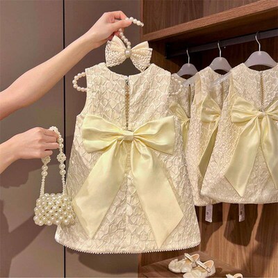 Toddler Baby Girls Classic Dresses Kids Heart Elegant Weddin