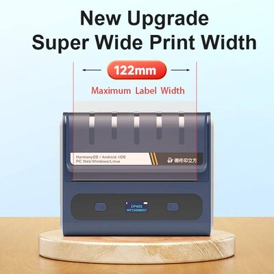 DETONGER DP40S 4inch 28~122mm Wireless  Portable Label Print