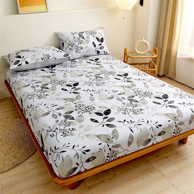 Fitted sheet quilt cover pillowcase 4 pcs set 床笠被套枕套