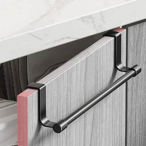 Towel Rod Steel Metal Wire Over Cabinet Towel Rack Storage O