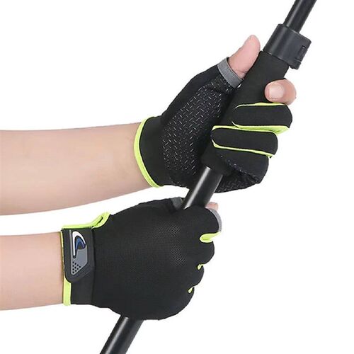 Summer Two-Finger Touchscreen Compatible Fishing Gloves for