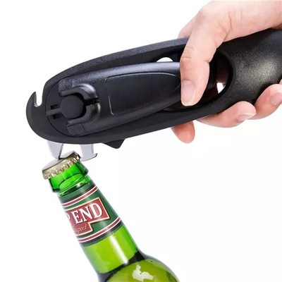 Stainless Steel Manual Can Opener Food Beer Bottle Opening