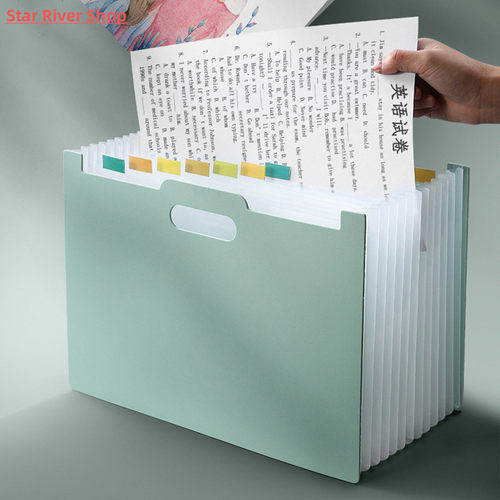 Large Capacity Expanding File Folder A4 Organizer Standing A