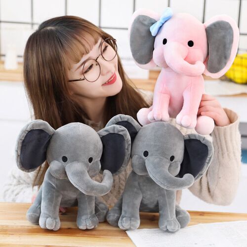 Elephant Plush Toys Baby Room Decorative Stuffed Dolls for S