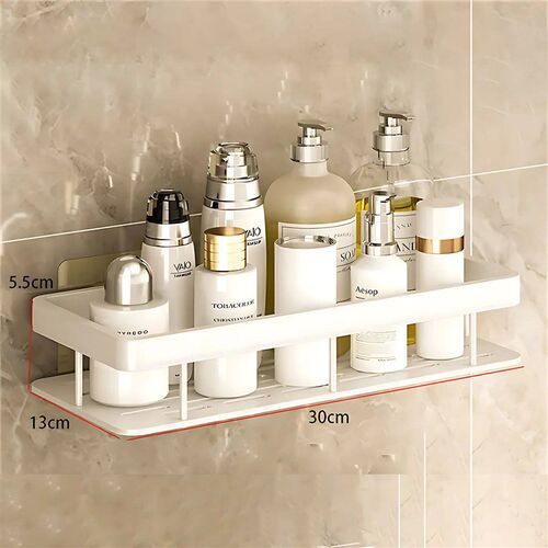 2PCS Bathroom Shelf Kitchen Storage Organizer Aluminum Alloy
