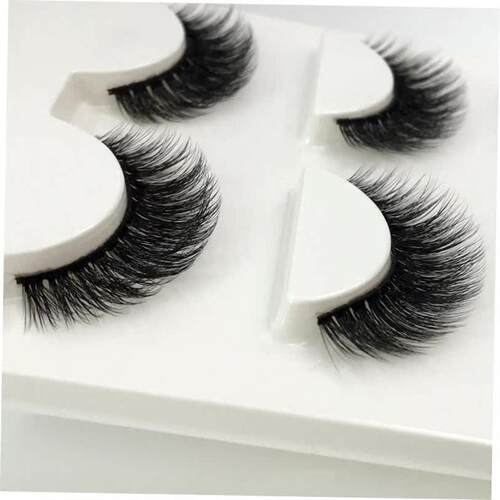 3 Pairs natural false eyelashes thick makeup real 3d mink 1