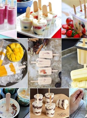 50 PCS Natural Wood Popsicle Sticks Wooden Popsicle Stick Ho