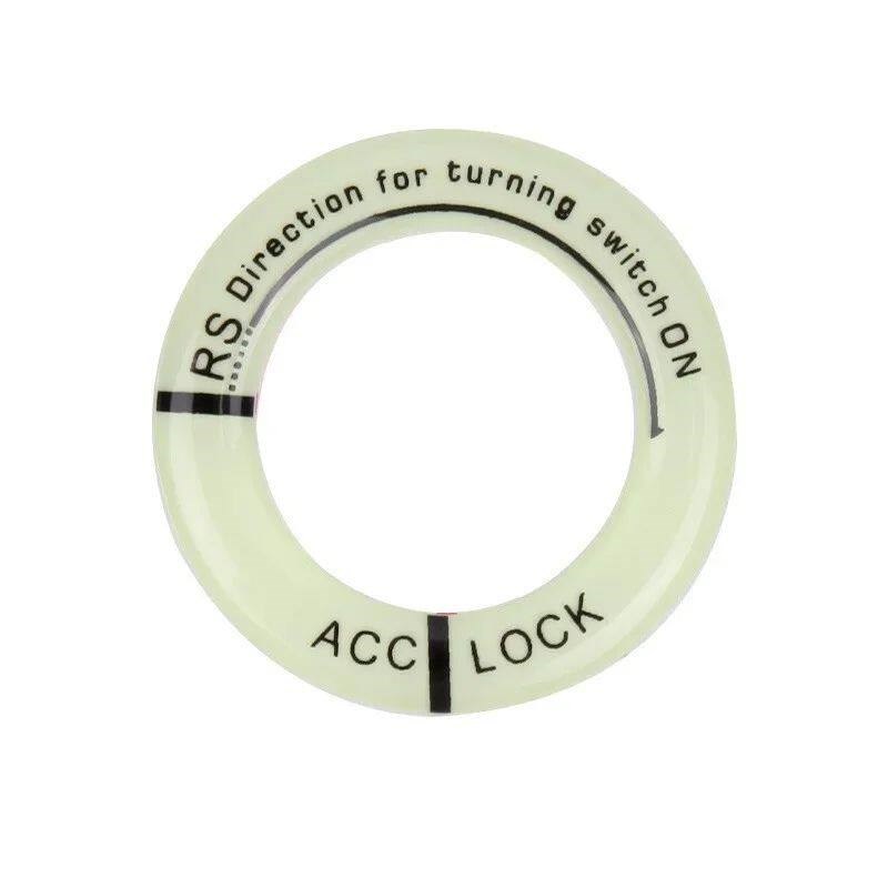 Night Luminous Car Ignition Key Ring ers Auto Motorcycle 3D - 实物图