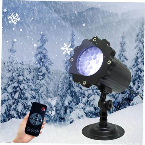 Snowflake Lamp Remote Control Outdoor Lawn Garden Christmas