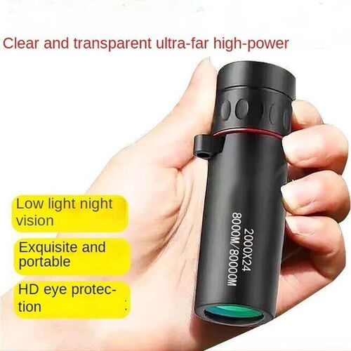2000x24 HD Monocular Telescope Mini Portable Mobile Phone Te