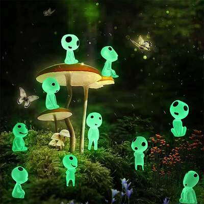 10/20Pcs Luminous ree Spirits Micro Landscape Figure Ornamen