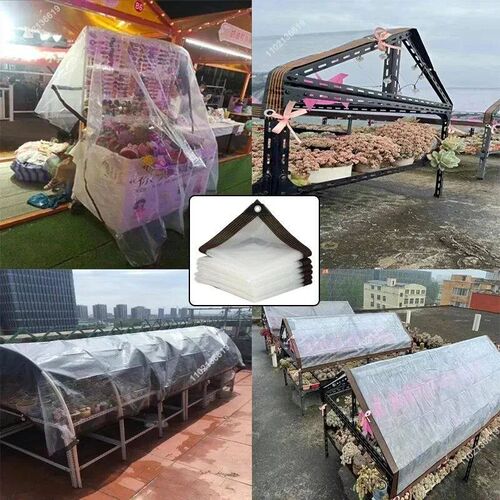 0.18mm Transparent rainproof shading cloth tarpaulin Lightwe