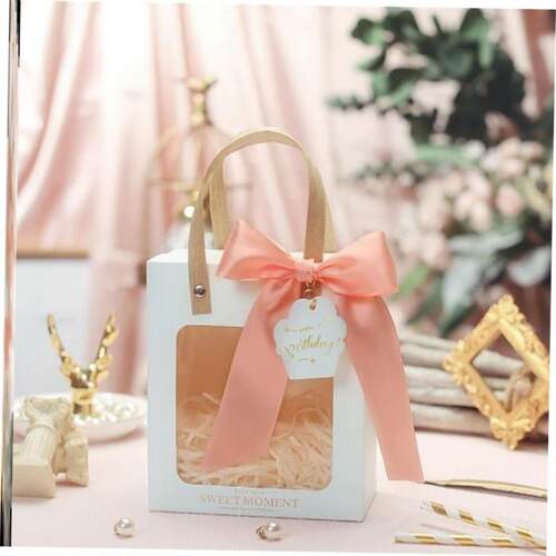 Gift bag senior sense birthday transparent packaging box