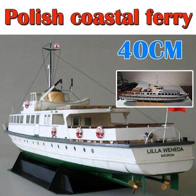 Self-assembly Polish Ferry Boat Model Diy 3D Ferry Puzzle Bo