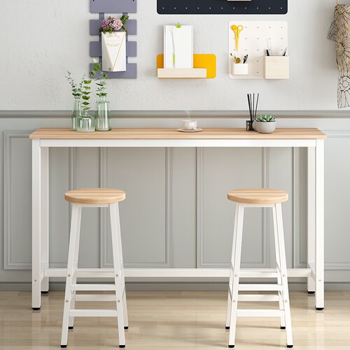 Bar counter high desk dining breakfast table workbench stool
