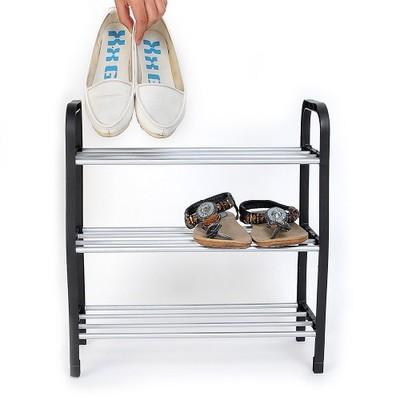 New 3 Tier Plastic Shoes Rack Organizer Stand Shelf Holder U