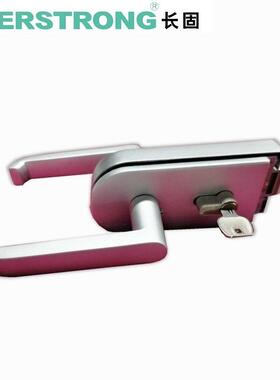 单开不锈钢长S0T-GST-G012A12玻璃道门中央锁玻璃门锁铝氧化黑色