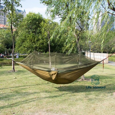 Double Mosquito Net Hammock 300200CM  Size Outdoo