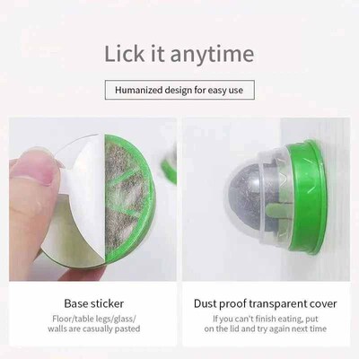 Natural Catnip Cat Wall Stick-on Ball Toy Scratchers Treats