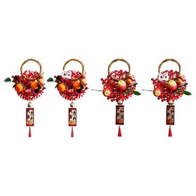 Decorative Door Knob Small Hanging Wreath Lunar New Year