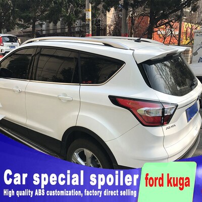 Double flow For ford kuga ST spoiler high quality ABS materi