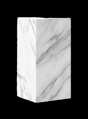 雕塑定制底座商场石墩落地基座摆件黑白根黑色大理石售楼部展示台