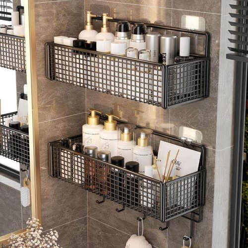 Bathroom corner rack storage Shower racks shelf No punching