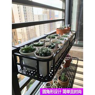 欧式加宽花阳栏杆台架置物架悬挂式铁艺花护栏盆架吊兰Yqx003花架