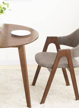 BJPY椅C18A字木椅子家靠背实餐椅BJPYC18简约书房北欧办公休闲用