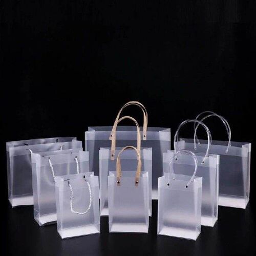 Frosted Tote Bag PVC Waterproof Transparent Eco-friendly