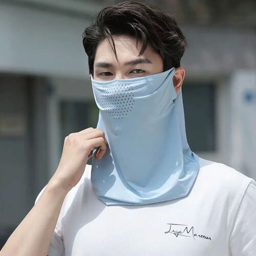 Fashion Sunscreen Mask For Men Women Summer Face Neck UV Pro