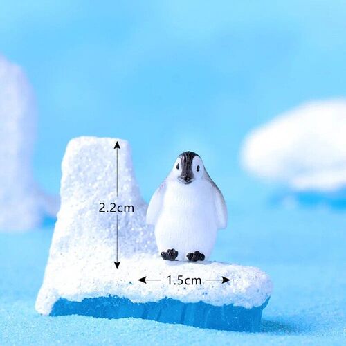 Cute 1/3Pcs Mixed Penguin Figurine Miniatures Room Decoratio