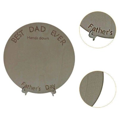 DIY Handprint Art Sign Unfinished Plaque Party Supplies