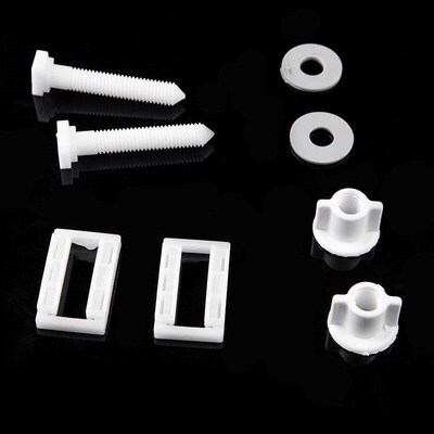Comprehensive set of fixing bolts for toilet seat accessorie