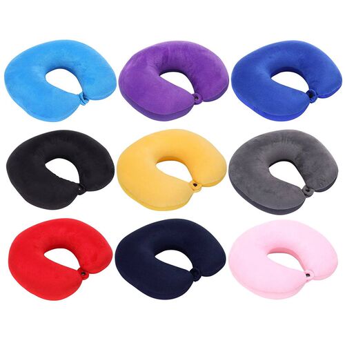 Pillow Memory Neck Support Airplane Pillow For Traveling  Ca