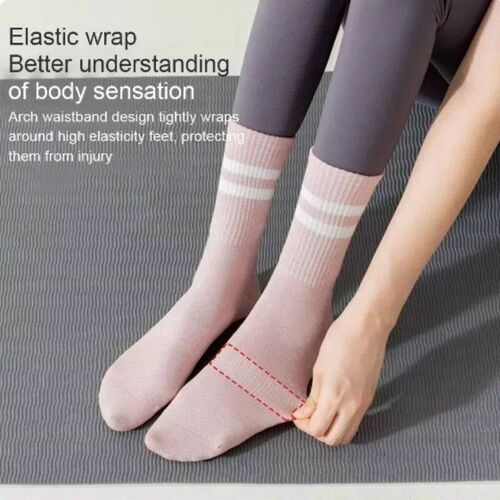 Yoga Socks Cotton Mid-tube Bottom Gym Floor Soft Dance Profe