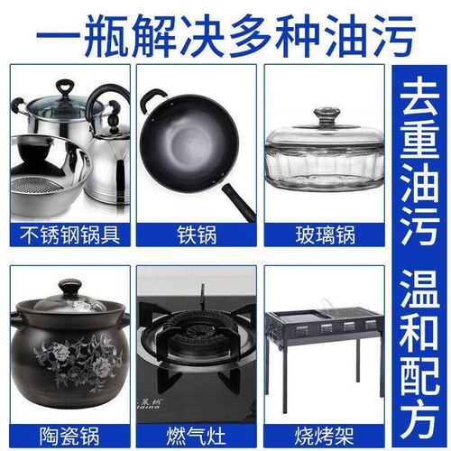 Pot Bottom Black Grime Remover, Kitchen Cookware Grease Clea