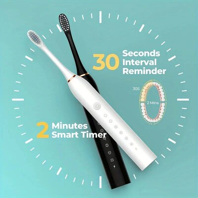 Six-Speed Automatic Electric Toothbrush Adult & Childrens U