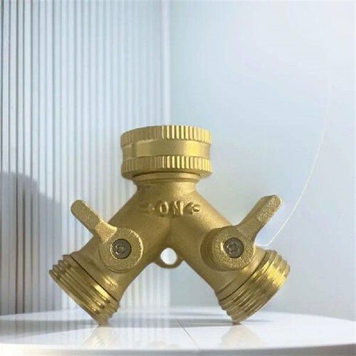 2 Way Hose Splitter Garden Hose Y Splitter Heavy Duty Tap