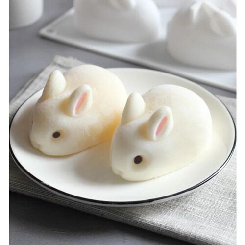 Cute Rabbit Cake Mold Silicone Mould DIY Candle Mold Cute