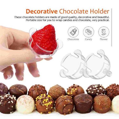 Chocolate Torus Balloon Sticks Round Base Flowers Candy