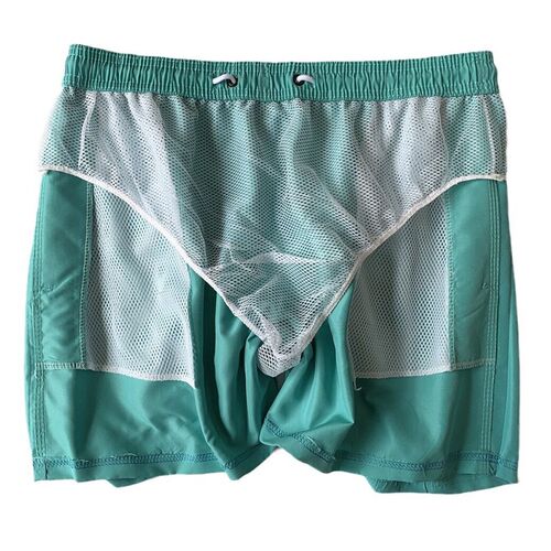 Polyester Four-point Beach Pants Mens Five-point Quick-dryi