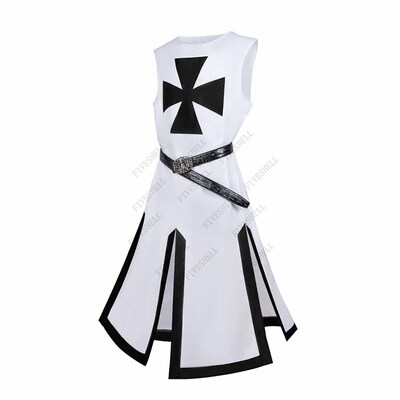Plus Size M-4XL Men Medieval Cosplay Robes Costume Halloween