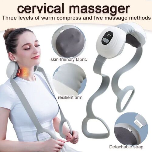 Multi functional household portable neck massage pillow elec