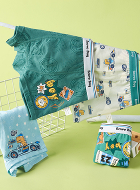 2/4PCS/LOT Children Boys Cotton Underwear Bacteriostatic Chi