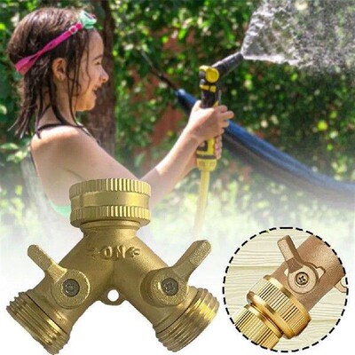 Garden Hose 2-Way Diverter With Separate Switch Universal