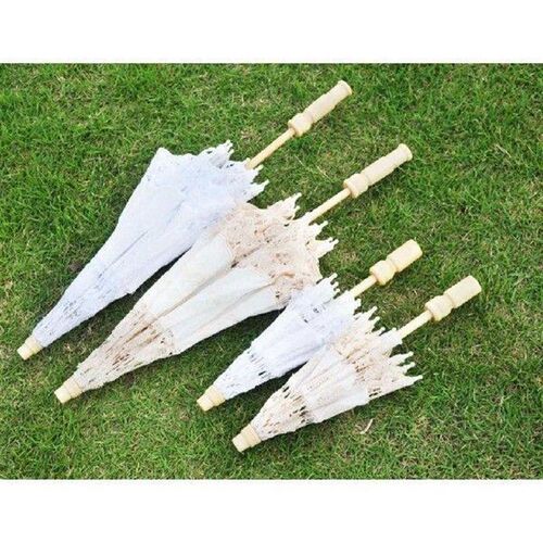 Convenient Sun Umbrella Delicate 2 Colors Lace Flower