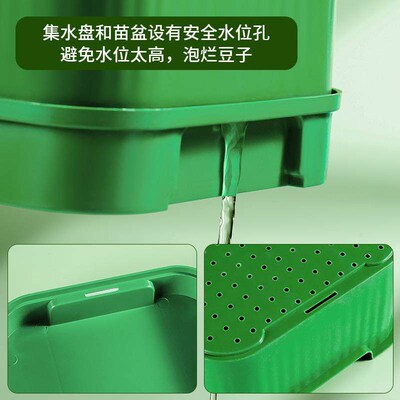 Special large-capacity sprouting basin for growing bean spro