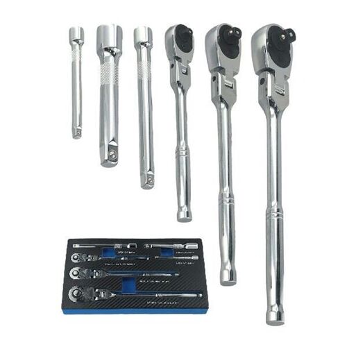 1 4 3 8 1 2inch Driver 72 Tooth Ratchet 180 Degree Flex